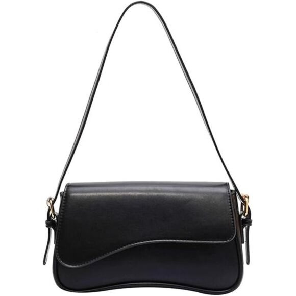 Shoulder Bag for Women Y2K Trendy Purse Vegan Leather Hobo Handbags Clutch - Picture 7 of 7